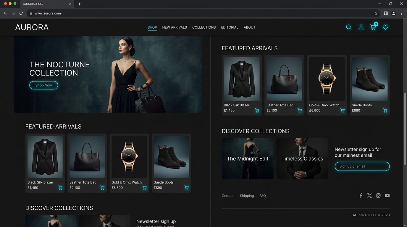 Luxury E-Commerce Suite Preview